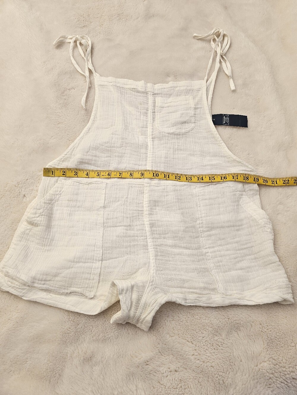 New Aberceombie & Fitch Apron Romper Size XL - Picture 3 of 9